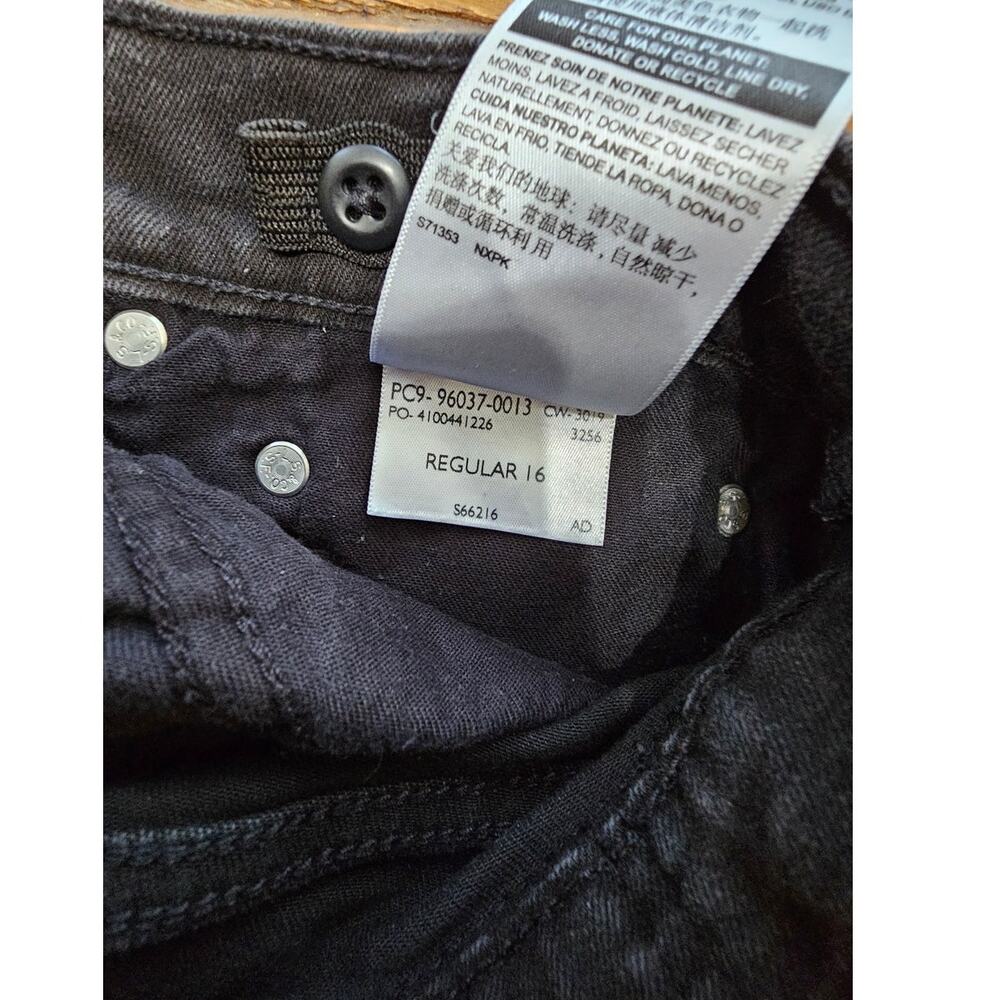 Levis Signature Jeans 26 Black Skinny Jean Levi Strauss Co Adjustable Waist - Picture 7 of 10